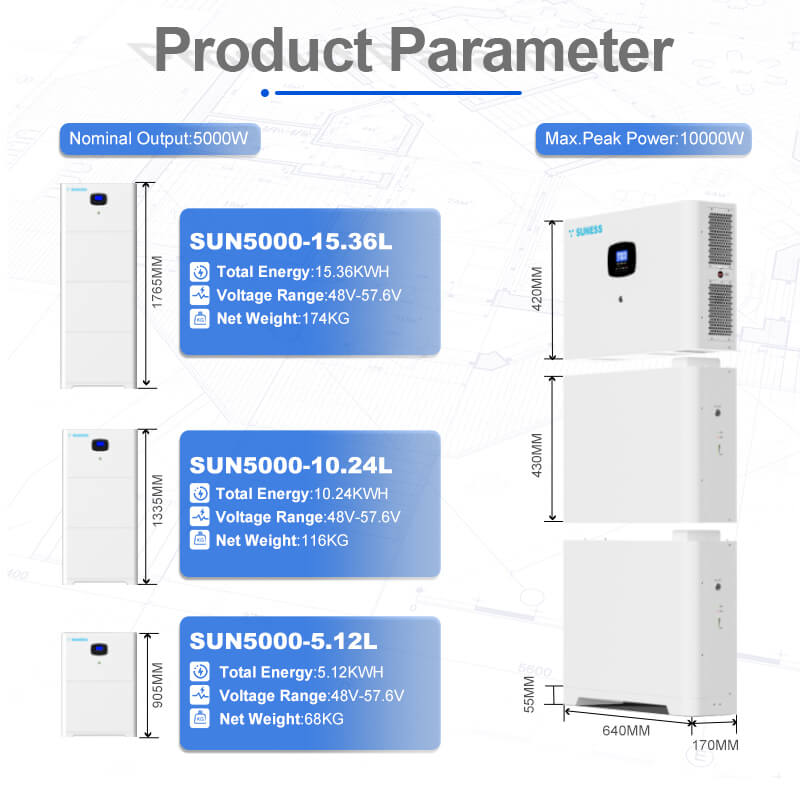 Inversor 5kw com bateria de lítio