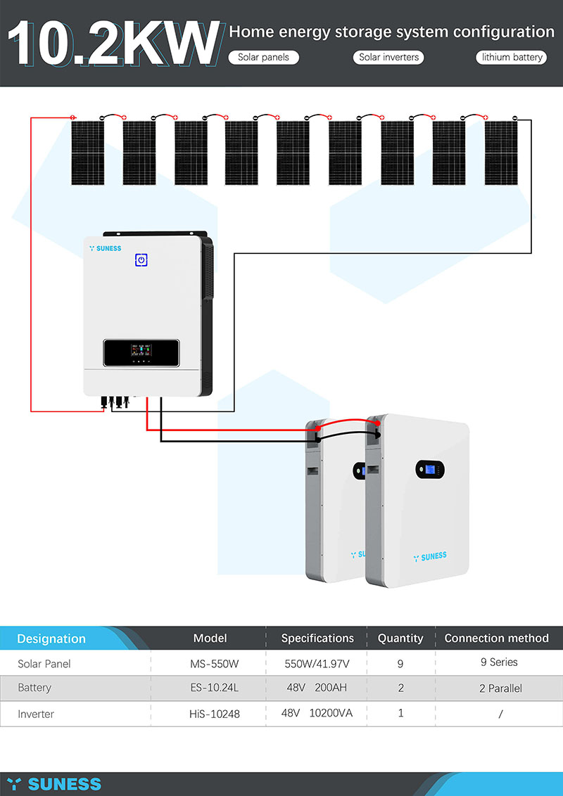 10KW fora do sistema solar da rede