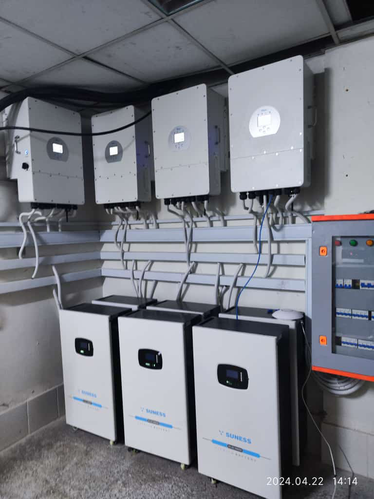 Bateria de armazenamento de energia solar de 90KW na Síria