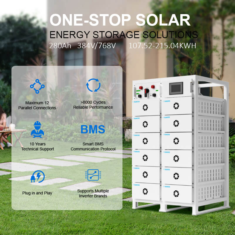 sistema de bateria solar