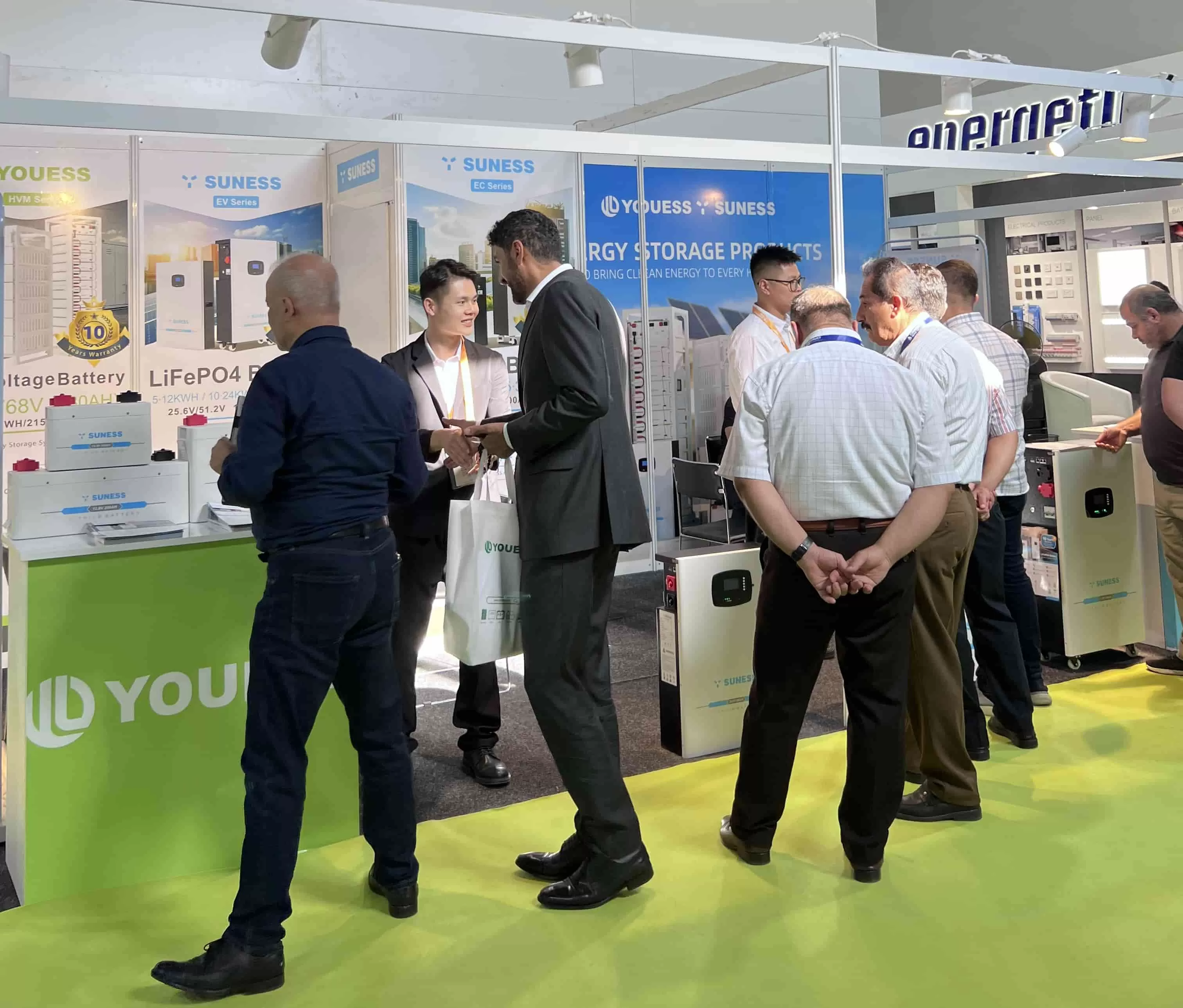 YOUESS apresenta solu&ccedil;&otilde;es avan&ccedil;adas de armazenamento de energia na ENERGY IRAQ 2024