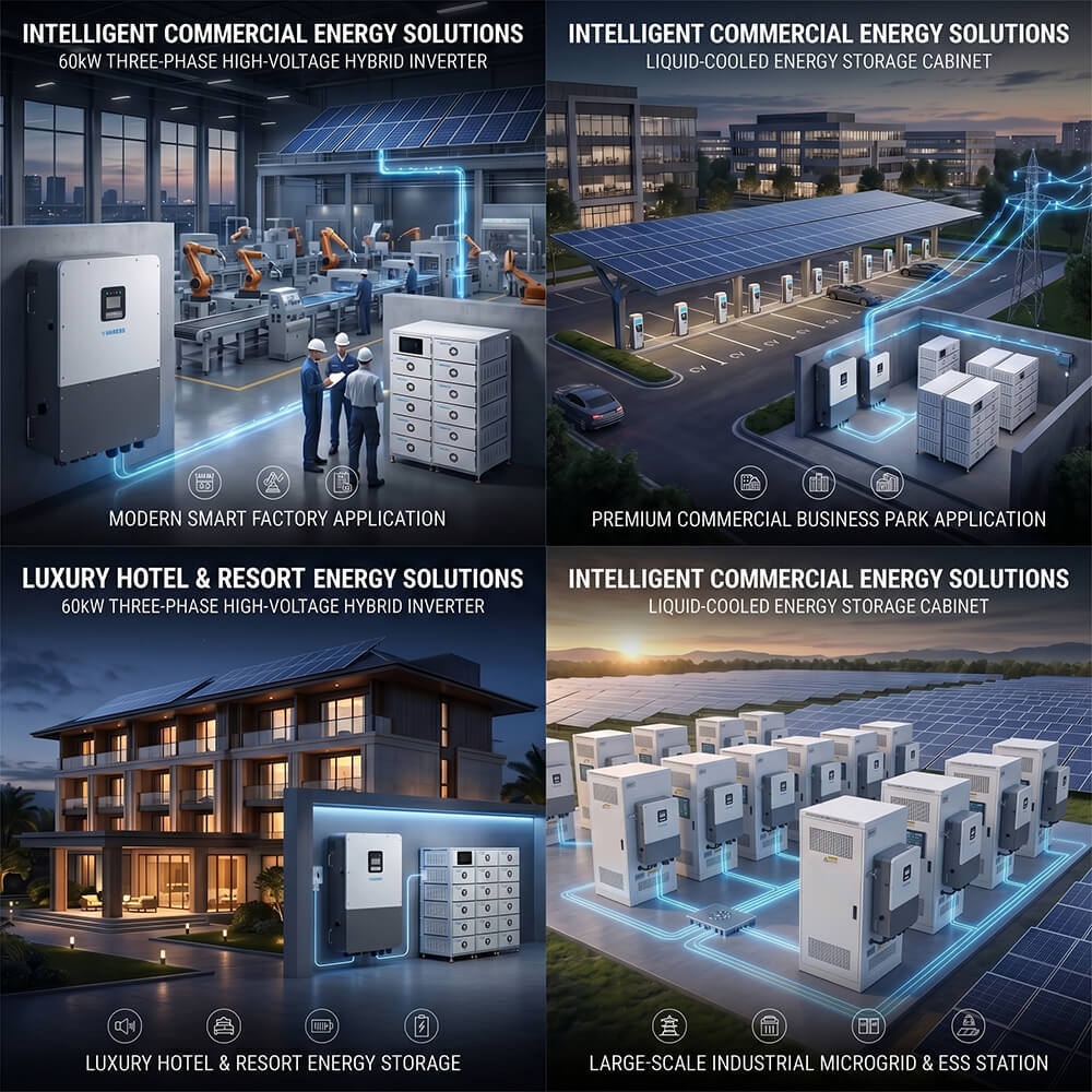 EH-60KL3 60KW| Inversor trifásico |híbrido