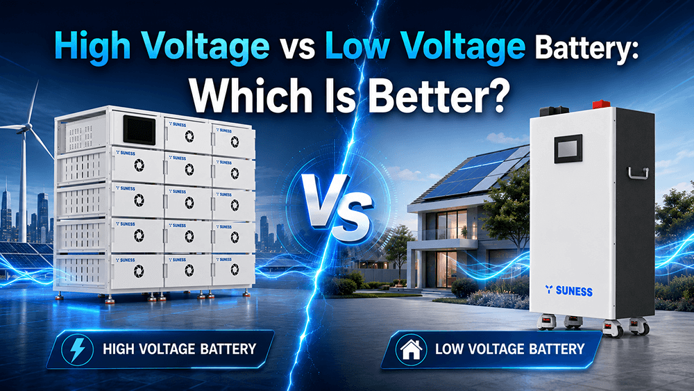 Bateria de alta voltagem vs baixa voltagem: Qual &eacute; melhor?