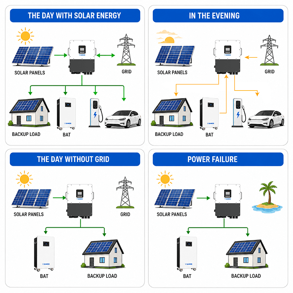 EC-Mini 18.02 18kWh Bateria LiFePO₄ | Armazenamento de Energia Residencial 51,2V | SUNESS